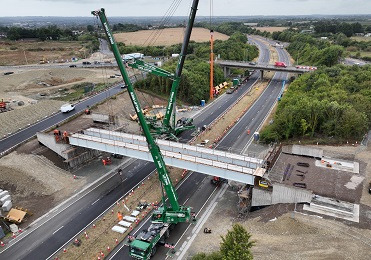 Two New A249 Bridge Sections Now In Place