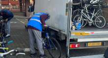 Over 100 Bikes Collected At Donation Day